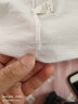 纯棉白色短袖t恤女修身型夏季新款运动风休闲女士半袖上衣 白色圆领：H字母 L 105-115斤 实拍图