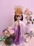 德必胜换装洋娃娃儿童公主玩具仿真关节BJD娃人偶手办玩偶女孩生日礼物 古装古风 晴薇 6分30CM 28关节 官妆 实拍图
