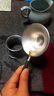 铸荣堂 茶漏网纯银手工999足银公道杯茶滤茶叶过滤网过滤器功夫茶具配件 龙头茶漏约60g+底托约48g 实拍图