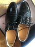 蜘蛛王皮鞋新款男士商务正装鞋英伦工作透气呼吸漆皮系带宴会男鞋93563 黑色 43 (265mm) 实拍图