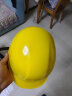 伟光 安全帽 高强度ABS透气领导监理头盔 工地建筑工程 新国标电绝缘安全帽 黄色透气款 旋钮式调节 实拍图