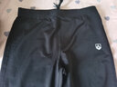 力为（Leevy） 运动紧身裤男弹力长裤跑步健身裤 田径马拉松束脚压缩打底训练裤 黑色加绒/G60002 M 实拍图