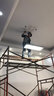 真有材 LED长条灯办公室工业长方形工程平板吊线灯商场超市店铺健身房灯 黑框白光1.2米*15厘米-36瓦 实拍图