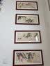紫腾随轩梅兰竹菊挂画新中式四联壁画中国风四条屏客厅沙发背景墙画装饰画 图9 40*80cm*4CM（有机玻璃） 实拍图