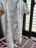 贝瑞加（Babyprints）新生儿连体衣2件装婴儿纯棉哈衣初生宝宝四季内衣满月爬服 鸟果59 实拍图