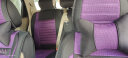 欧玛奴汽车座套四季通用全包围亚麻汽车坐垫夏季布艺座垫座椅套适用于 豪华版黑紫色 日产轩逸奇骏逍客天籁骐达蓝鸟 实拍图