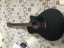 KEPMA卡普马ES36/EDC/EAC卡马吉他民谣入门卡玛36寸旅行儿童木吉它乐器 40英寸（升级款EAC酷黑色）原声 实拍图