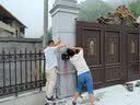 AAVAQ八字平开门电机对开门大门电动地轮式开门机走轮自动平开门电机 双扇套装 实拍图