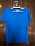 艾路丝婷夏装短袖T恤女上衣韩版修身圆领纯色棉体恤TX3361 宝蓝色 170/92A/XL 实拍图