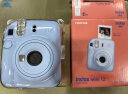 富士instax mini12一次成像拍立得相机（mini11拍立得相机升级版） 绣球蓝 套餐2：官配+20张+保护壳+相册+束口袋 实拍图