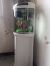 闽江（minjiang）半圆形鱼缸水族箱圆柱型金鱼缸客厅生态造景免换水锦鲤乌龟缸 纯白色+礼包+造景+升级过滤 BY460（鱼缸+储物柜子） 实拍图