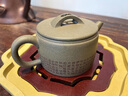 奈维斯汀（NAVSTIN） 宜兴紫砂壶纯全手工原矿蟹壳青精品刻绘心经汉瓦家用功夫茶具泡 实拍图