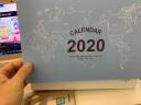锦兔 2023年台历2024简约小清晰桌面摆件韩式日历大格子记事可定制办公计划本打卡自律月计划表月历 中号感谢一路有你 实拍图