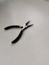佰瑞特 外用/内用直头弯头沾塑柄7寸卡簧钳子内卡钳外卡黄钳子轴用挡圈钳内弯 孔用卡簧安装拆卸钳 孔卡 6寸 (直嘴型)单只 实拍图