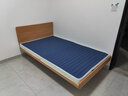 埃迪·蒙托棕垫 椰棕床垫 榻榻米垫  乳胶 踏踏米 宿舍床垫硬可折叠拆洗定做 亚麻蓝8CM厚（含2cm乳胶） 1.2*2.0米 实拍图