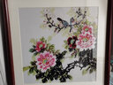 紫腾随轩新中式牡丹花开富贵装饰画客厅餐厅背景墙画卧室床头挂画壁画 图8 50*50cm红木色实木框 实拍图