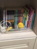 KAMAN书本收纳盒桌面透明学生教室书籍储物箱儿童绘本书架书箱整理神器 U形口【中号】1个 实拍图