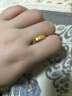 周六福（ZLF）黄金戒指足金情侣对戒Simple Love简单爱结婚戒指活口可调节 计价 单只 女戒12号 - 3.55g 实拍图
