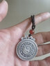梦至尊999纯足银十二生肖吊坠圆形八卦男女本命属相实心银牌 生肖鸡约30克+挂绳 实拍图