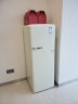 金松（JINSONG） 225升 单门冰箱 复古冰箱 冷冻冷藏 家用小电冰箱 BC-225R 慕斯白 实拍图