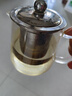 妃汐蒂 耐热玻璃茶壶红茶花茶壶普洱功夫玻璃茶具不锈钢过滤冲茶器加厚 实拍图