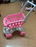 赟娅儿童过家家购物车玩具声光音乐萌趣推车仿真超市静音轮女孩过家家 升级版-粉红推车 实拍图