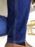真维斯（JEANSWEST）牛仔裤男2025夏季棉弹时尚男裤直筒裤男牛仔长裤子男深蓝38 实拍图