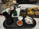 页川百世（YeChuan Best）旅行功夫整套茶具车载户外便携快客杯陶瓷茶具商务送礼佳品 月白一壶二杯【泡沫包装】 实拍图