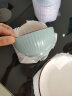 陶煲王陶瓷餐具碗碟套装家用北欧式西餐菜盘子鱼盘沙拉碗汤碗碟子歺具 粉色4头-2人套装 实拍图