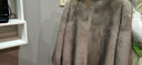 哲奴（zoenuu）水貂皮大衣女整貂皮外套短款皮草小母貂2023新款时尚小方领韩版 灰色 M 95-110斤 实拍图