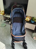 逗逗熊婴儿推车高景观减震手推车宝宝可坐可平躺婴儿双向折叠儿童手推车 奢华-亚卡【四轮橡胶买一送八】 实拍图
