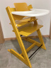 STOKKE成长椅组合TrippTrapp成长椅组合宝宝儿童餐椅踢踢椅 向日葵黄 实拍图
