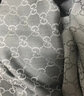 GUCCI 古驰 Gucci围巾 女士双G印花羊毛围巾 麻灰色 165904 3G646 1400 实拍图