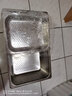 雅跃加厚不锈钢沥水篮长方形水槽沥水架洗菜盆漏盆沥水盆冲孔份数盆 长53宽33高15厘米单盆 实拍图