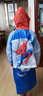 迪士尼儿童雨衣男童男孩蜘蛛侠雨披长款充气帽背包位中大童学生厚款雨具 86393-S充气帽檐款 蜘蛛侠款 3XL码/适合150-160cm 实拍图