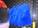 洗车毛巾汽车超细纤维大号毛巾加厚吸水擦车巾洗车布用品60*180 蓝色 40*60cm三条装 实拍图