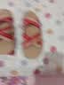 熙慕莱亚麻拖鞋女凉拖鞋男士棉麻草拖情侣四季夏天防滑家居鞋 红色(女鞋) 35-36 码【24】 实拍图