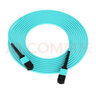 诺可信（Nokoxin）MPO-MPO光纤跳线母头多模8芯12芯 OM3/OM4万兆集束B极性兼容MTP-MTP 40G/100G跳线 MPO-MPO多模8芯40G OM3 1米 实拍图