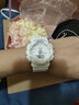 卡西欧（CASIO） 女手表GSHOCK/BABY-G独角兽淡粉中性潮流时尚防水运动学生电子表 GMA-S130-7APR雪白 实拍图
