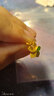 明牌珠宝生日礼物黄金花朵吊坠足金夏栀花项坠挂件礼物女款AFC0316工费80 足金吊坠 约1.41克 圆扣 实拍图