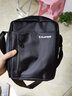花花公子（PLAYBOY）单肩包男士休闲斜挎包大容量牛津布胸包潮牌背包 黑色款 实拍图