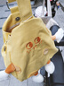 悠泽小红书芝士奶酪小人斜挎包女春夏高级质感帆布包手提袋送女友包包 小号 实拍图