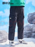 雪中飞（SNOWFLYING）雪中飞童装男童羽绒裤冬季新款儿童裤子中大童女童工装羽绒裤 黑色 170cm 实拍图