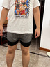 NIUKAILE运动短裤男田径训练服速干三四分裤秋高弹美式篮球跑步健身裤套装 101假两件短裤【灰色后口袋】 XL 【建议115-135斤】送护腕 实拍图