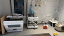 铂富（Breville）BES876 半自动意式咖啡机 家用 咖啡粉制作 多功能咖啡机 海盐白 Sea Salt 实拍图