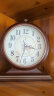 北极星（POLARIS）挂钟 古典欧式座钟表复古客厅装饰台钟创意12英寸卧室床头时钟70090-2木纹色 晒单实拍图