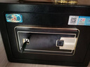 虎牌保险柜家用智能密码指纹办公财务专用保管箱 全钢防盗防撬可入墙入柜密码箱保险箱 25cm睿智黑（双层） 指纹款（钥匙+密码+指纹+远程临时密码） 实拍图