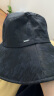 ELLE遮阳帽渔夫帽女士防紫外线防晒太阳帽 黑色 实拍图