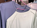 特步（XTEP）短袖t恤衫男女夏季吸湿排汗圆领半袖透气宽松休闲百搭潮流短袖 0170凌波绿-女 XL 实拍图