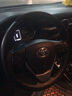 汽车方向盘套进口翻毛皮夏季吸汗防滑超薄汽车把套四季通用奔驰奥迪宝马奔驰本田特斯拉碳纤维方向盘套d型 黑色翻毛A款 实拍图